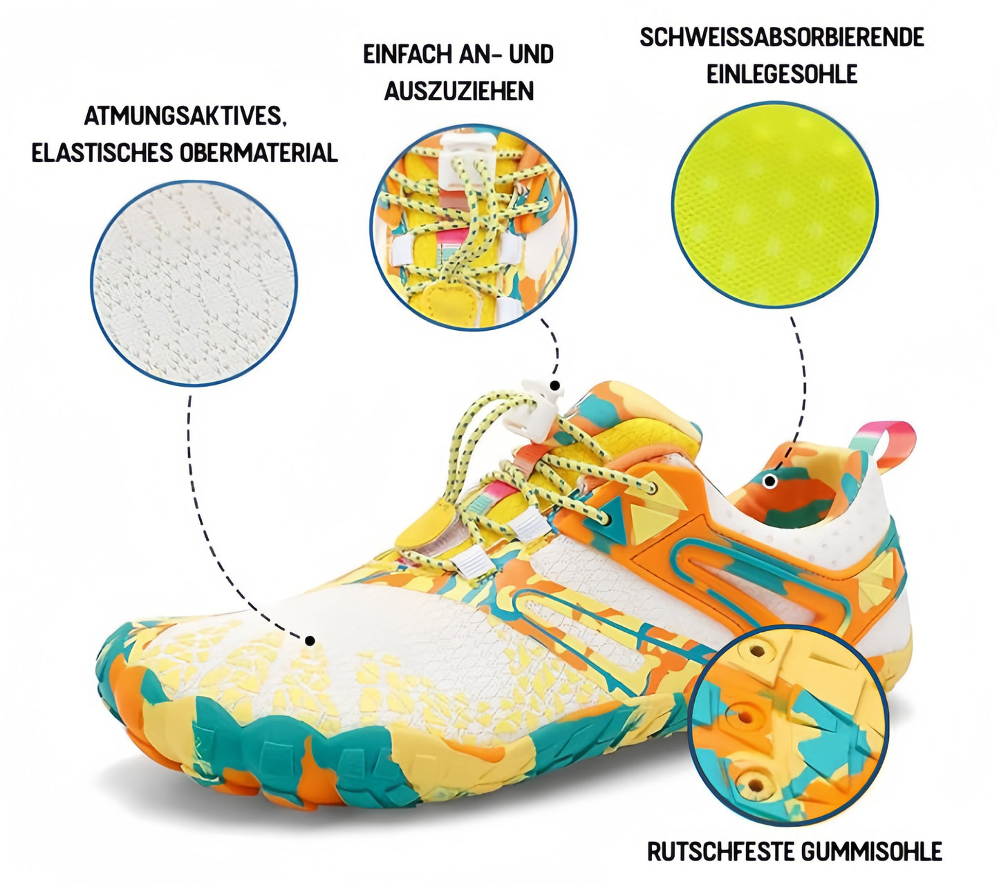 Rutschfeste Barfußschuhe für gesunde & schmerzfreie Füße
